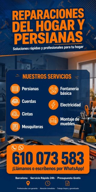 Manitas ,y reformas parquet pintura percianas