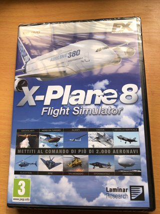 X-Plane 8 Flight Simulator PC Gioco Nuovo Sigillat