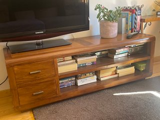 Mueble de Televisión Rústico de Madera