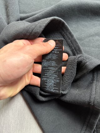 Felpa Guess Nera Logo Taglia M Cotone