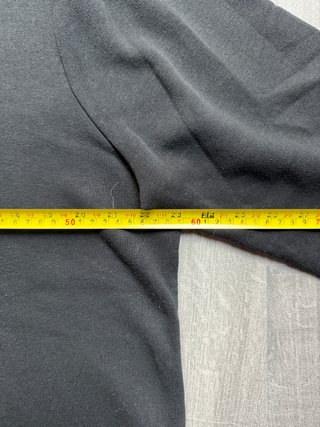 Felpa Guess Nera Logo Taglia M Cotone