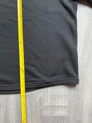 Felpa Guess Nera Logo Taglia M Cotone