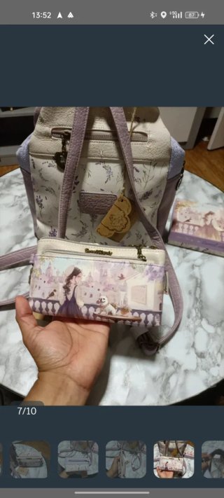 Mochila Sweet Candy con monedero elegante
