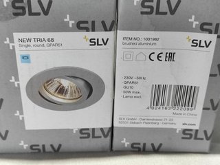 Lote 2 focos SLV NEW TRIA 68 GU10 aluminio nuevos
