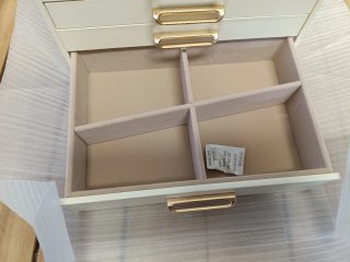 Songmics Organizador Joyero 5 Cajones Blanco