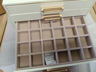 Songmics Organizador Joyero 5 Cajones Blanco