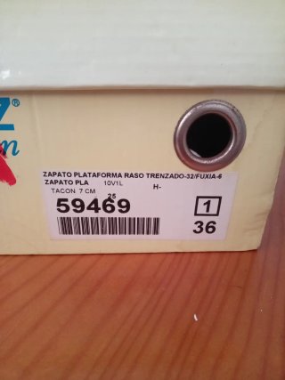 Zapatos de Tacón Fucsia Marypaz Talla 36