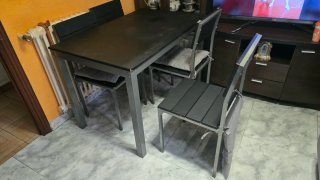 Mesa comedor y 4 sillas