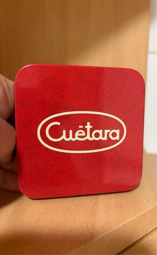 Lata metálica Cuétara vintage coleccionismo
