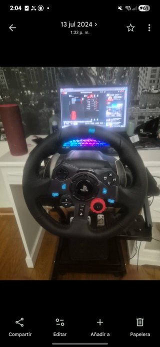 Volante Logitech G29 + chasis