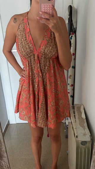 Minivestido o top largo veraniego estampado