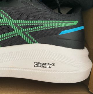 Zapatillas ASICS GT 1000 13 Negras y Verdes T44