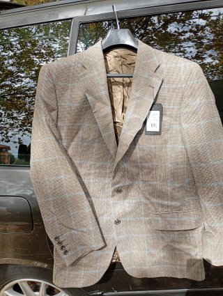 Chaqueta de traje a cuadros