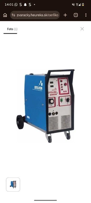 Máquina de soldar Oerlikon Citoline 2000M