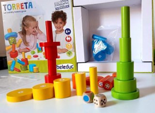 Torreta Juego de Mesa Madera Beleduc