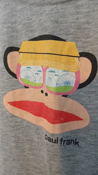 Camiseta sin mangas Paul Frank mono