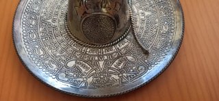 Gran Sombrero Charro Mexicano 15cm - 120g Plata925