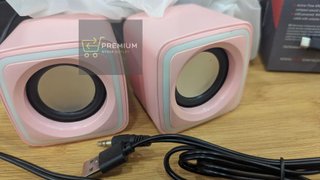MSCUBE Altavoces Gaming Compactos 8W
