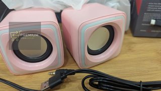 MSCUBE Altavoces Gaming Compactos 8W