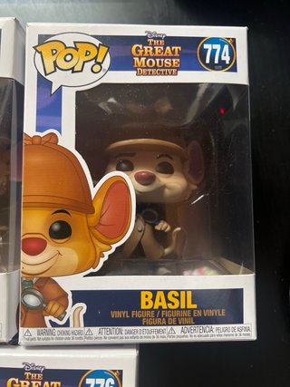 Set 3 Funko Pop The Great Mouse Detective