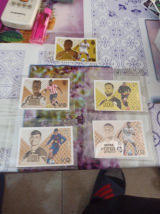 Lote de 5 Cromos Extra Sticker 26-27