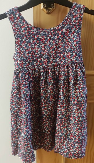 Vestido estampado floral infantil