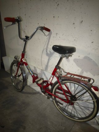 Bicicleta Torrot Plegable Roja