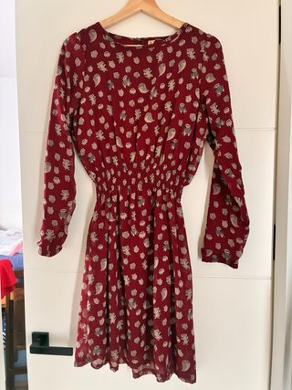 Vestido Estampado de Búhos
