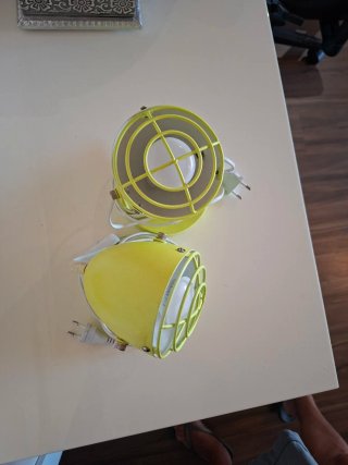 Set de 2 Lámparas Verde Lima