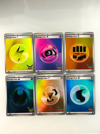 Lotto 6 carte Energia Base Pokémon