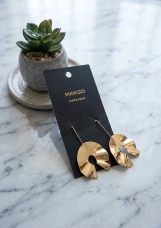 Pendientes Mango Dorados