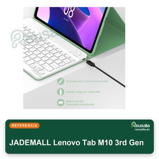 JADEMALL funda teclado Lenovo Tab M10