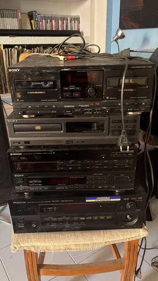 Equipo Hi-Fi Sony y Pioneer