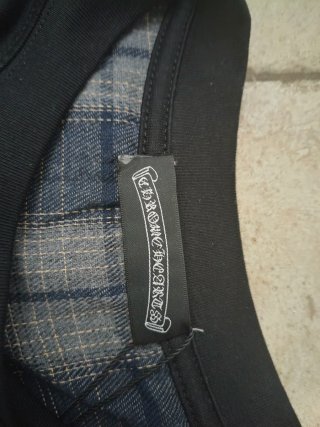 Maglietta Chrome Hearts nera taglia M, nuova.