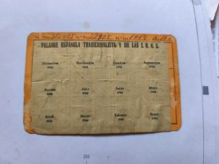 Carnet FET y de las JONS y Tarjeta