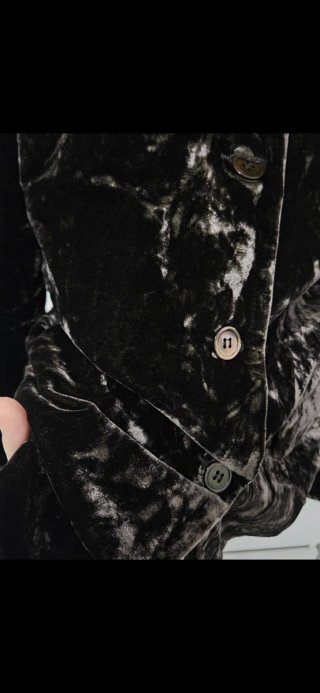 Giacca velluto marrone scuro vintage uomo