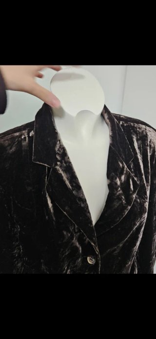 Giacca velluto marrone scuro vintage uomo
