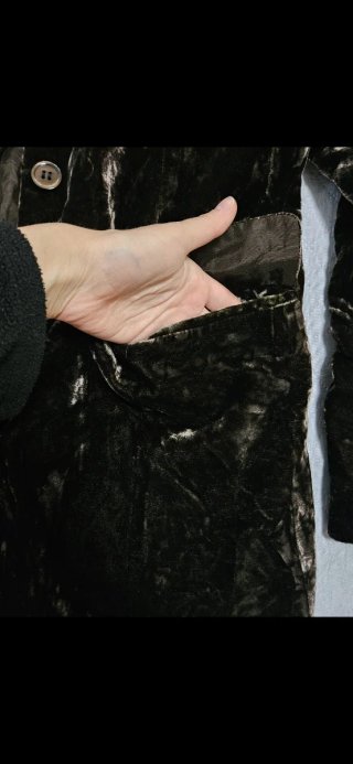 Giacca velluto marrone scuro vintage uomo