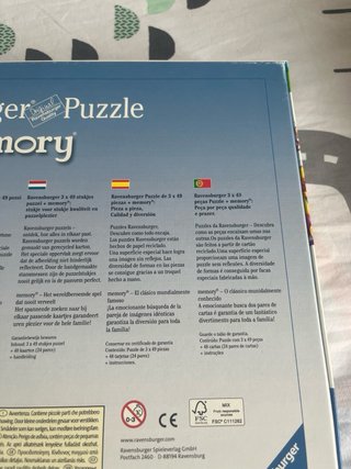 Set Puzzle y Memory Disney Ravensburger