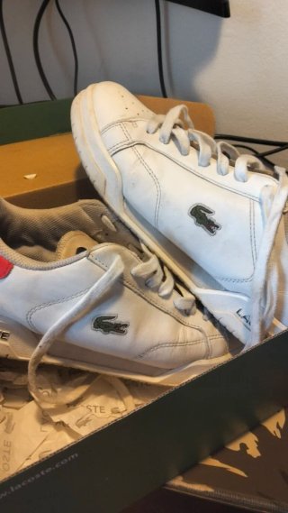 Zapatos Lacoste Blancos