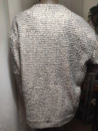 Chaqueta Lentejuelas Beige/Negro