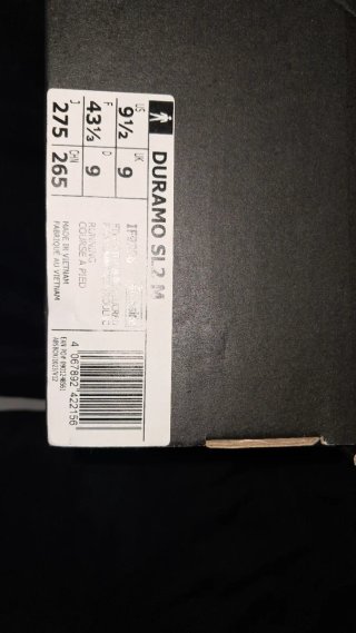 Zapatillas Adidas Duramo 2 S L. Talla 43 1/3