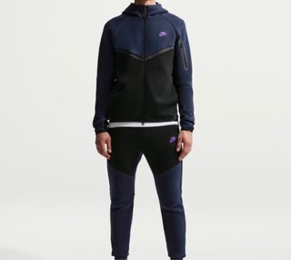 Chándal Nike Tech Fleece Azul y Negro