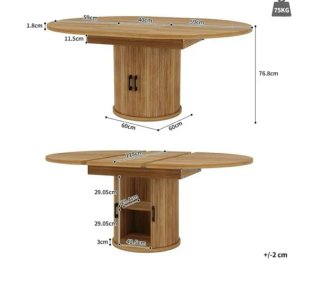 Mesa de Madera Extensible nueva