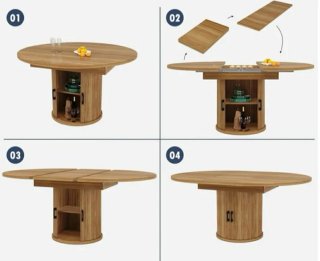 Mesa de Madera Extensible nueva
