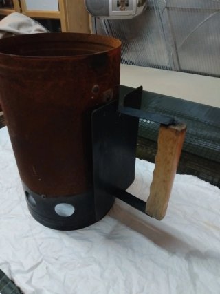 Chimenea de encendido para barbacoa