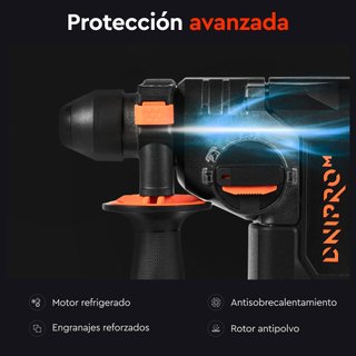 Martillo Perforador 20V, Brushless, Sin Batería