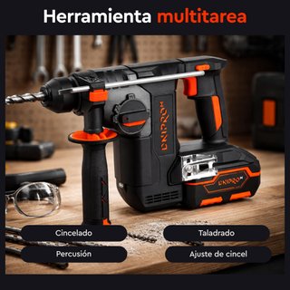 Martillo Perforador 20V, Brushless, Sin Batería