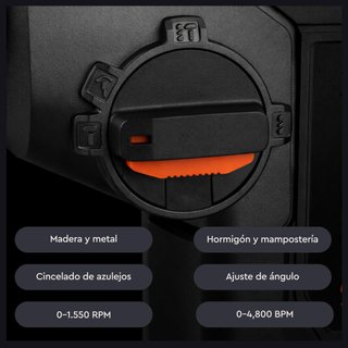 Martillo Perforador 20V, Brushless, Sin Batería