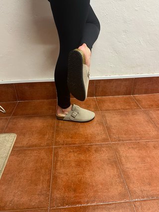 Zuecos Birkenstock Grises